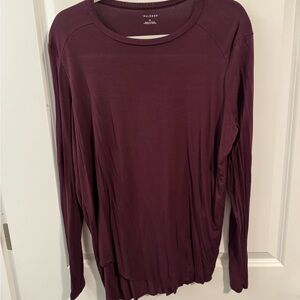 Halogen Red Long Sleeve Relaxed T-Shirt